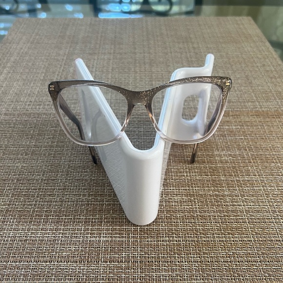 Jimmy Choo Accessories - ✅ Jimmy Choo JC361 Havana Womens Plastic Eyeglass Frame KON Nude Glitter